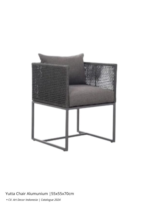 Yutta dining chair alumunium
